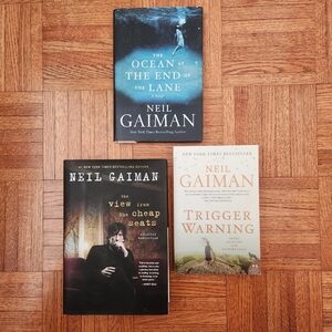 3 books by Neil Gaiman Hardcover